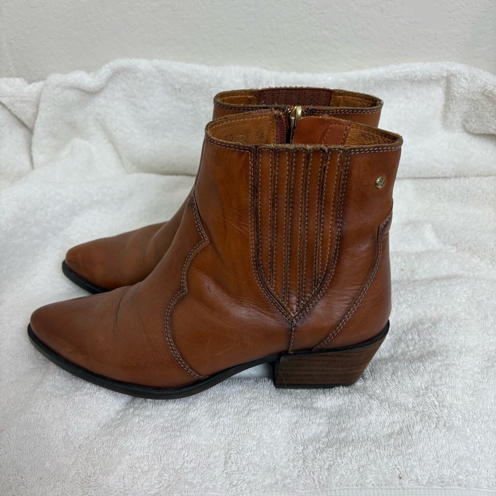 Picolino: women’s Brown Leather Ankle Boots - Picture 4 of 10